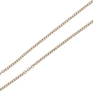 Tiffany & Co. By the yard pair shape necklace 18K Pink Gold with Diamond