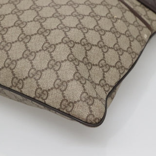 Gucci Zip Top Messenger Bag GG Coated Canvas