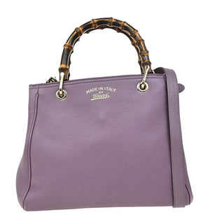 Gucci Bamboo Shopper Tote Leather