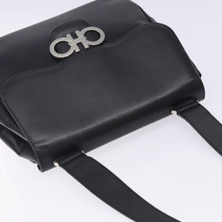 Salvatore Ferragamo Gancini Shoulder Bag Leather