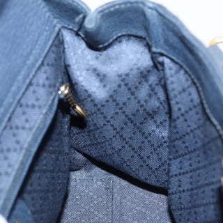 Gucci Vintage Bamboo Front Pocket Tote Suede