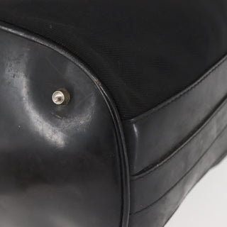 Gucci Vintage Bamboo Bucket Bag Nylon and Leather