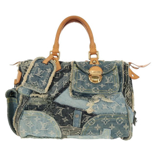 Louis Vuitton Patchwork Speedy Bag Denim