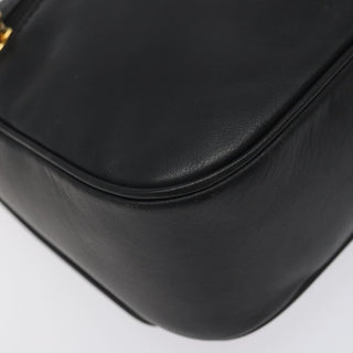 Celine Vintage Circle Logo Crossbody Bag Leather