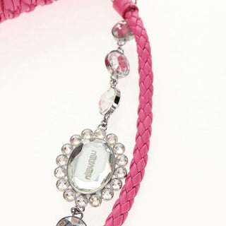 Miu Miu Crystal Clutch Matelasse Leather