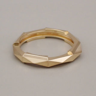 Gucci Link to Love Studded Ring 18K Yellow Gold