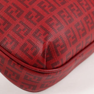 Fendi Front Pocket Messenger Bag Zucchino Coated Canvas