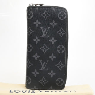Louis Vuitton Zippy Wallet Vertical Monogram Shadow Leather