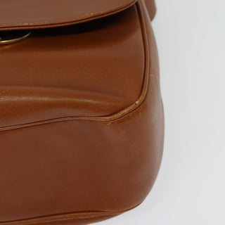 Celine Vintage Circle Logo Crossbody Bag Leather