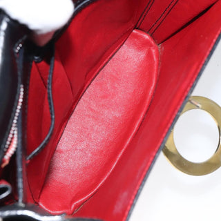 Celine Vintage Circle Logo Crossbody Bag Leather