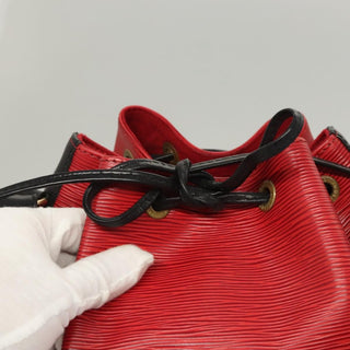 Louis Vuitton Petit Noe Handbag Two Tone Epi Leather