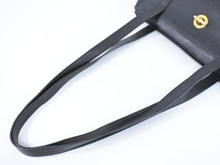 Celine Clasp Cabas Tote Leather