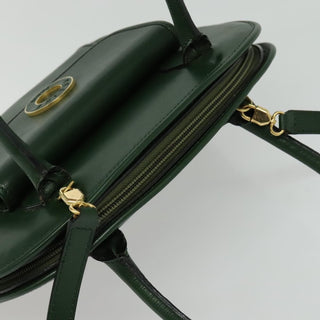 Celine Circle Logo Handbag Leather