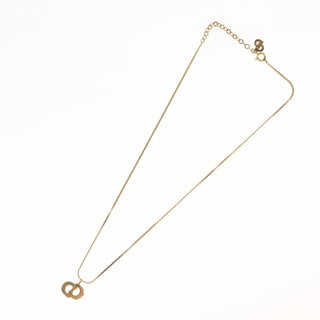 Christian Dior CD Pendant Necklace Gold-plated