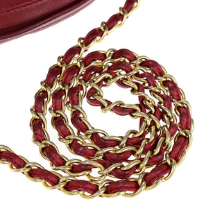 Chanel Vintage CC Oval Chain Bag Leather