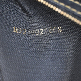 Fendi Vintage Pequin Boston Bag Coated Canvas
