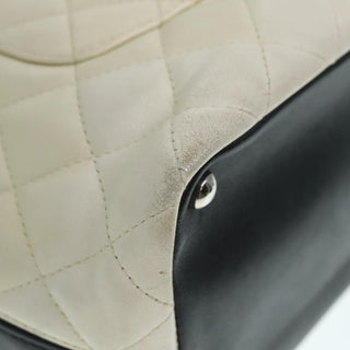 Chanel Cambon Tote Quilted Leather