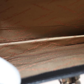 Salvatore Ferragamo Double Gancini Top Handle Bag Saffiano Leather