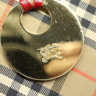 Burberry Nova Check Tote Canvas and Leather