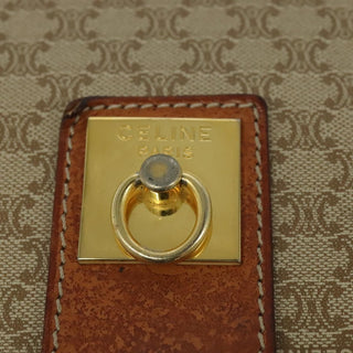 Celine Macadam Shoulder Bag PVC Leather