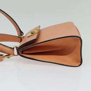 Celine Vintage Convertible Turnlock Top Handle Bag Leather