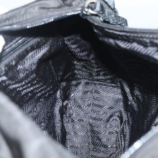Prada Double Buckle Flap Messenger Bag Tessuto