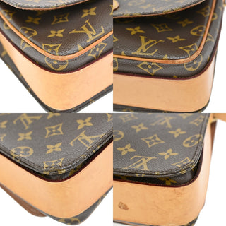 Louis Vuitton Cartouchiere Handbag Monogram Canvas
