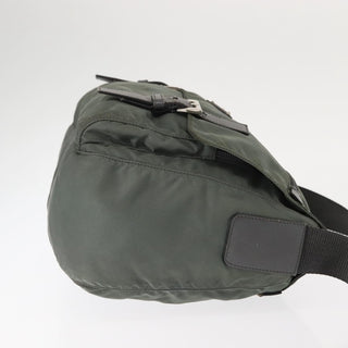 Prada Double Buckle Flap Messenger Bag Tessuto