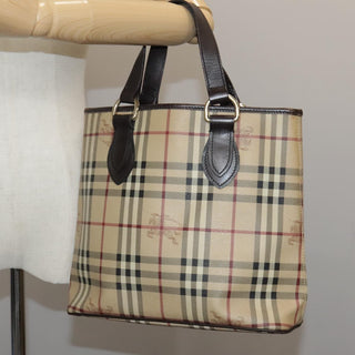 Burberry Onslow Tote Haymarket Coated Canvas
