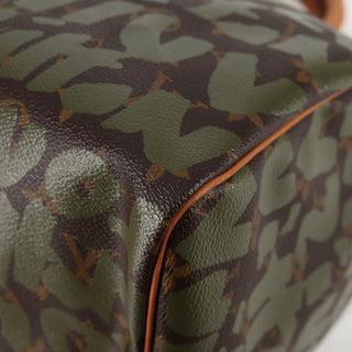 Louis Vuitton Speedy Handbag Limited Edition Monogram Graffiti