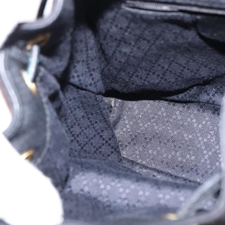 Gucci Vintage Bamboo Backpack Suede