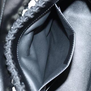 Salvatore Ferragamo Margot Satchel Braided Fabric