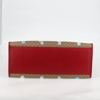 Gucci Doraemon Tote Printed Mini GG Coated Canvas