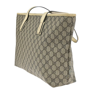 Gucci Plus Tote GG Coated Canvas with Leather