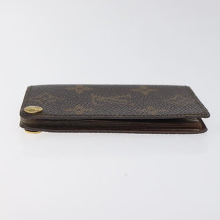 Louis Vuitton Porte Cartes Pression Card Case Monogram Canvas