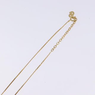 Christian Dior CD Pendant Necklace Gold-plated