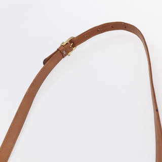 Celine Vintage Macadam Shoulder Bag Canvas and Leather