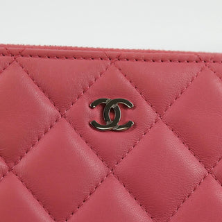 Chanel O Case Clutch Quilted Lambskin