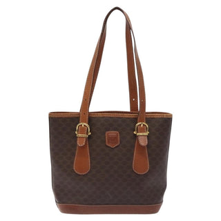 Celine Vintage Macadam Handbag Canvas