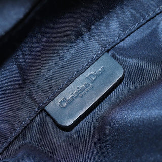 Christian Dior Saddle Zip Pouch Diorissimo Canvas