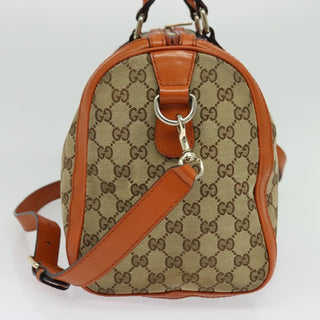 Gucci Vintage Web Boston Bag GG Canvas