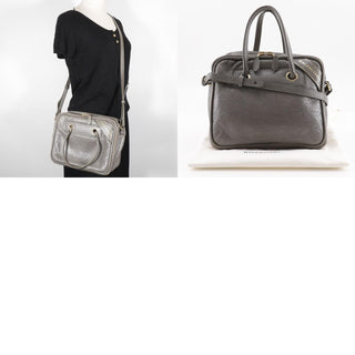 Balenciaga Blanket Square Bag Leather