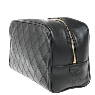 Chanel Vanity Bag Pouch Leather