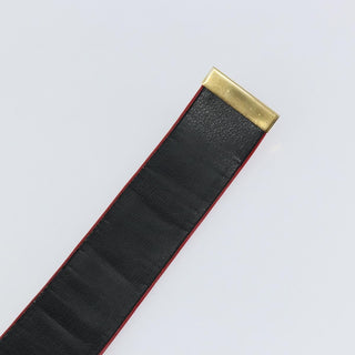Chanel Square Buckle Belt Leather