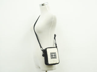 Chanel Sport Line Crossbody Bag Coated Canvas