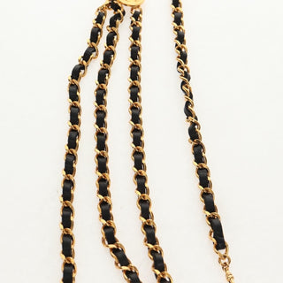 Chanel Vintage Multi-Chain Medallion Belt Metal and Leather