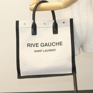 Saint Laurent Rive Gauche Shopper Tote Canvas
