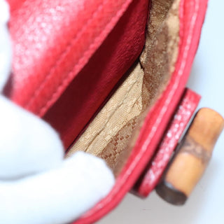 Gucci Vintage Bamboo Backpack Suede