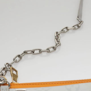 Louis Vuitton Double Flat Messenger Bag Limited Edition Logo Story Monogram Canvas and Denim