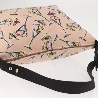 Chanel Ice Cream Sundae Shoulder Bag Printed Canvas